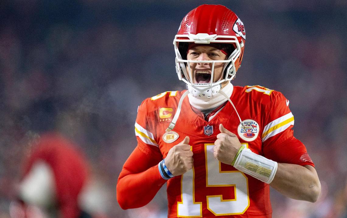 Patrick Mahomes is climbing the ladder in career postseason wins
